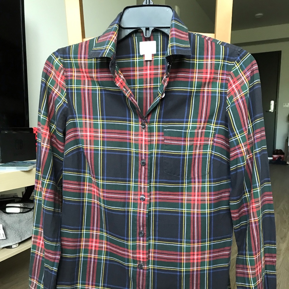 J. Crew plaids shirts